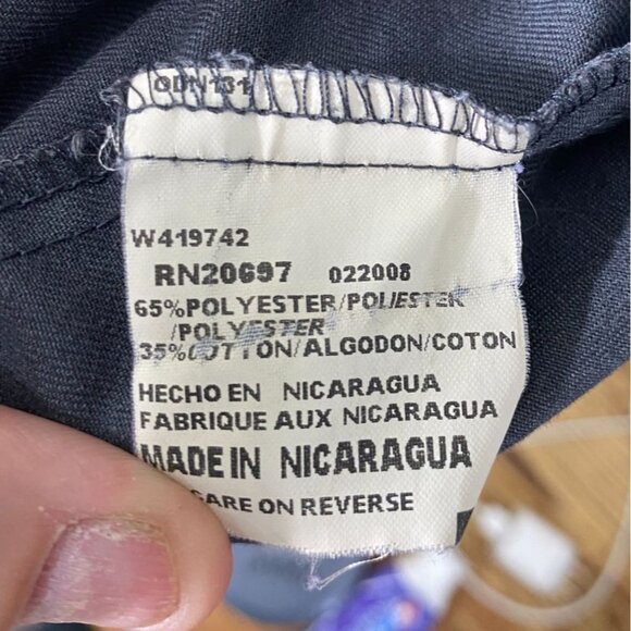 Dickies Mens Work Shirt Size 3XL Long Sleeve Button Up Pockets Gray Casual - Picture 7 of 8